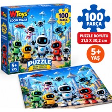 Uzaylı Dostlar 100 Parça Puzzle