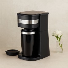 Hace Bazaar Filtre Kahve Makinesi 700W 400ML Portatif Çelik Bardak -Hcb