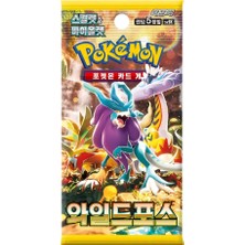 Pokemon Pokémon Tcg Wild Force SV5K Korece Tekli Booster Pack 5 Kart