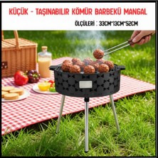 Argeus Uyguna-Yakala 33CM*13CM*52CM - Küçük - Taşınabilir Kömür Barbekü Mangal - MLZ.417