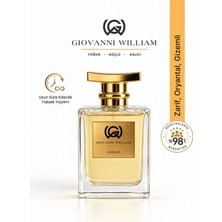 Giovanni William Vasillia Kadın Parfüm |Zarif Oryantal Çekici Kalıcı| Crystal Amber, Gardenya, Sandal Noir|