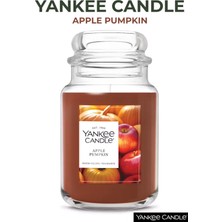 Yankee Candle Elma Balkabağı Kokulu Mum - 623 G (22 Oz) - Elma Aromalı Büyük Kavanoz Mum