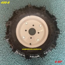 Deha 400-8 Çapa Makinası Tekeri Jantli Çapa Makina Römork Tekeri Takımı 6kat 1 Takım