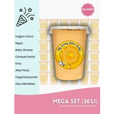 My Sweety Cotton Candy Portakal Aromalı Gurme Pamuk Şeker 36’lı Mega Set