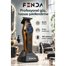 Fenda Profesyonel Bldc Motor 8000 Rpm Tıraş Makinesi Altın