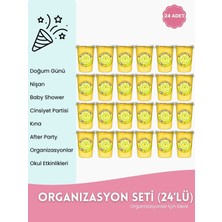 My Sweety Cotton Candy Limon Aromalı Gurme Pamuk Şeker 24’lü Organizasyon Seti