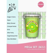 My Sweety Cotton Candy Yeşil Elma Aromalı Pamuk Şeker 36’lı Mega Set