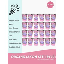 My Sweety Cotton Candy Yaban Mersini Aromalı Pamuk Şeker 24’lü Organizasyon Seti