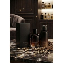 Bonveno Oud Kahverengi Edp 100 ml + 150 ml Deodorant Erkek Parfüm Seti