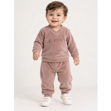 Kidaxi Kadife Erkek Bebek Takım