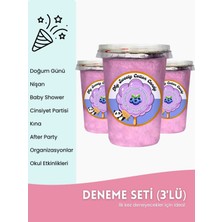 My Sweety Cotton Candy Yaban Mersini Aromalı 3'lü Gurme Pamuk Şekerler