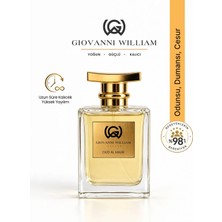 Giovanni William Oud Al Malik Erkek Parfüm Güçlü Ekstra Kalıcı |Extrait| Oud, Deri, Baharat, Amber |Zarian Maskülen, Erkeksi|
