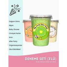 My Sweety Cotton Candy Mango, Elma, Vanilya Aromalı 3'lü Gurme Pamuk Şekerler