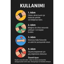 Eco Lounge Türkçe Konuşan Şarjlı Bilekten Dijital Tansiyon ve Nabız Ölçüm Cihazı LCD Ekranlı
