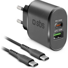 Sbs Wall Charger Kit 20W Type-C 18W