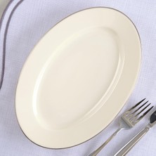 Neva Home Aryıldız Hera Platin Kayık Tabak 25 cm