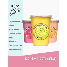My Sweety Cotton Candy Karpuz, Limon, Mango Aromalı 3'lü Gurme Pamuk Şekerler
