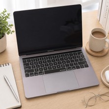 Str Store Us Ingilizce Klavye Koruyucu MacBook Pro 13 15 Touch Bar Uyumlu A1706 A1989 A2159 A1707 A1990 | Amerikan Düz Enter Ansı | Silikon Keyboard Cover Siyah