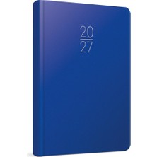 Gıpta 2027 20X28 cm Haftalık Ajanda Iplik Dikişli Sert Kapak Ajanda 122-ECK Lacivert