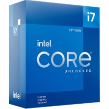 Neva Home Core I7-12700KF 12. Nesil Masaüstü Işlemci (Temel Frekans: 3.6ghz Turboboost: 5.0ghz, 6 Çekirdek, LGA1700, Ram Ddr4 ve Ddr5 128GB'A Kadar) BX8071512700KF