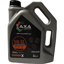 Axa Lubricants 5W30 4 Lt Motor Yağı (Üretim YILI:2026)