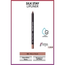 Note Cosmetics Silk Stay Lipliner Suya Dayanıklı Ipeksi Dudak Kalemi - 02 Warm Nude - Nude