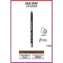 Note Cosmetics Note Silk Stay Lipliner 10 Chocalate Brown Suya Dayanıklı İpeksi Dudak Kalemi - Kahverengi