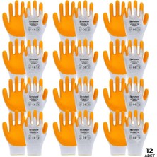 Neva Home Violent Viomax-10 VIO2501 Nitril Kaplı Sarı Örme Iş Eldiveni - 10 Beden (12 Çift/paket)