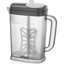 Neva Home Çırpıcı Mikser Sürahi 2.2 Litre Yayık Ayran Limonata Karıştırıcı