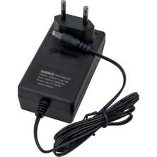 Prime Life 12 Volt - 1.5 Amper 5.5 * 2.5 Uçlu Yerli Üretim Plastik Kasa Priz Tipi Adaptör, Weko