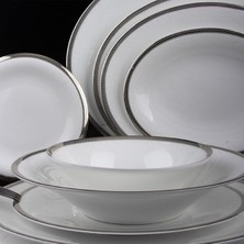 Neva Home Coupe Sade Paisley Platin 101 Parça 12 Kişilik Yemek Takımı