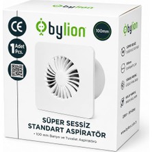 Neva Home Süper Sessiz Banyo Aspiratörü, 40 Db, 18 W Düşük Enerji Tüketimi, 90 M3/h Hava Debili, 230 V, Havalandırma Fanı, Banyo, Tuvalet, Mutfak, Garaj Için, Nem, Koku, Duman, Buhar Tahliye Fanı (100 Mm)