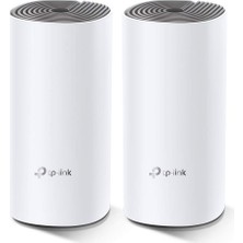 Neva Home Deco E4 (2-Pack), AC1200 Mbps Tüm Ev Mesh Wi-Fi Sistemi, Dual-Band, 10/100MBPS Portları, 100 Cihaza Kadar Bağlanılabilirlik, 260 M²'ye Kadar Kapsama, Mobil Uygulama