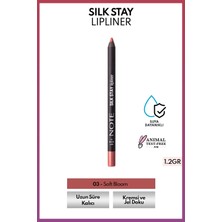 Note Cosmetics Silk Stay Lipliner Suya Dayanıklı Ipeksi Dudak Kalemi - 03 Soft Bloom - Nude