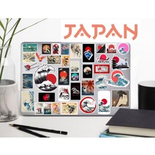 Neva Home Japanese Art Katsushika Hokusai Sticker Telefon Laptop Notebook Tablet Defter Matara Stiker Etiket