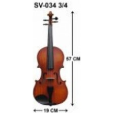 Swing SV-043 3/4 Keman (Taşıma Çantası Yay Reçine Dahil)