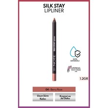 Note Cosmetics Silk Stay Lipliner Suya Dayanıklı Ipeksi Dudak Kalemi - 04 Berry Rose - Nude