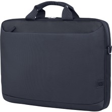 Neva Home 16 Inç Laptop Evrak Çantası, 600D Geri Dönüşümlü Polyester, 12 L, Dolgulu Bölme, Su Geçirmez, Çıkarılabilir Omuz Askısı, Gri