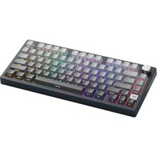Magegee LIGHT75 Tri-Mode Rgb Hot-Swap Mekanik Siyah-Gri Gradient Gasket Gaming Klavye