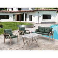 Tu Tienda 2+1+1+Masa Dekoratif Bahçe,balkon,mutfak Takımı Nrgz