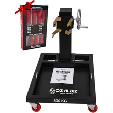 Özyıldız Motor Toplama Sehpası 360 Dönerli 800 kg - Motor Standı Dönerli