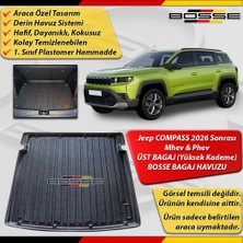 Jeep Compass Bagaj Havuzu Mhev&phev Üst Bagaj (Yüksek Kademe) 2026 Sonrası Bosse