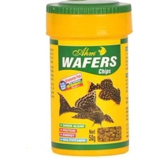Ahm Wafers Chips Vatoz ve Çöpcü Balık Yemi 250 ml Yüksek Kalite Akvaryum Balıkları İçin Beslenme