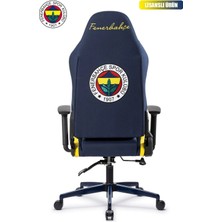 Fanchair x Fenerbahçe Lacivert Sarı Kumaş Lisanslı Oyuncu Koltuğu