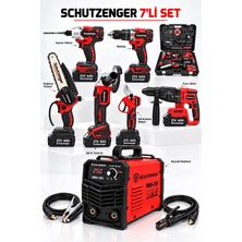 SCHUTZENGER Kaynak Makinesi Şarjlı Makas-Testere-Hilti-Taşlama-Somun Sökme-Matkap Kırmızı