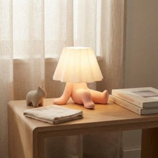Slyvia Lazy Bunny - Tembel Tavşan Figürlü Yumuşak LED 'li 3D Dekoratif Aydınlatma