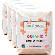 Prime Life Soul Kıtchen Organik Ekmek Unu Karışımı 200GR (4 Paketi)