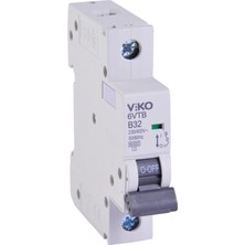 Prime Life 6VTB-1B32 Otomatik Sigorta 6ka B Tipi 1 Kutup 32A