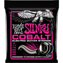 Prime Life Süper Slinky Kobalt Elektro Gitar Telleri, Ölçü 9-42