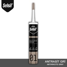 Prime Life Selsil® Genel Amaçlı Silikon, Antrasit Gri